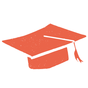 hand-drawn illustration of gradhat
